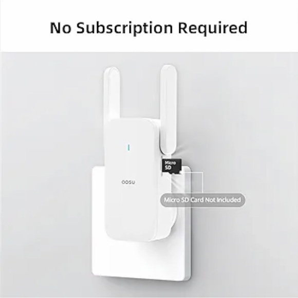 aosu Battery-Powered Video Doorbell Chime Hone Security 2K Resolution Camera - Picture 4 of 5